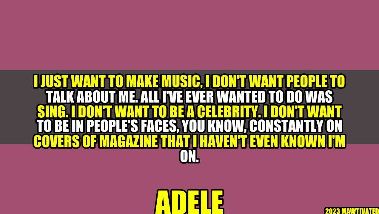 Adele: From Singer to Celebrity