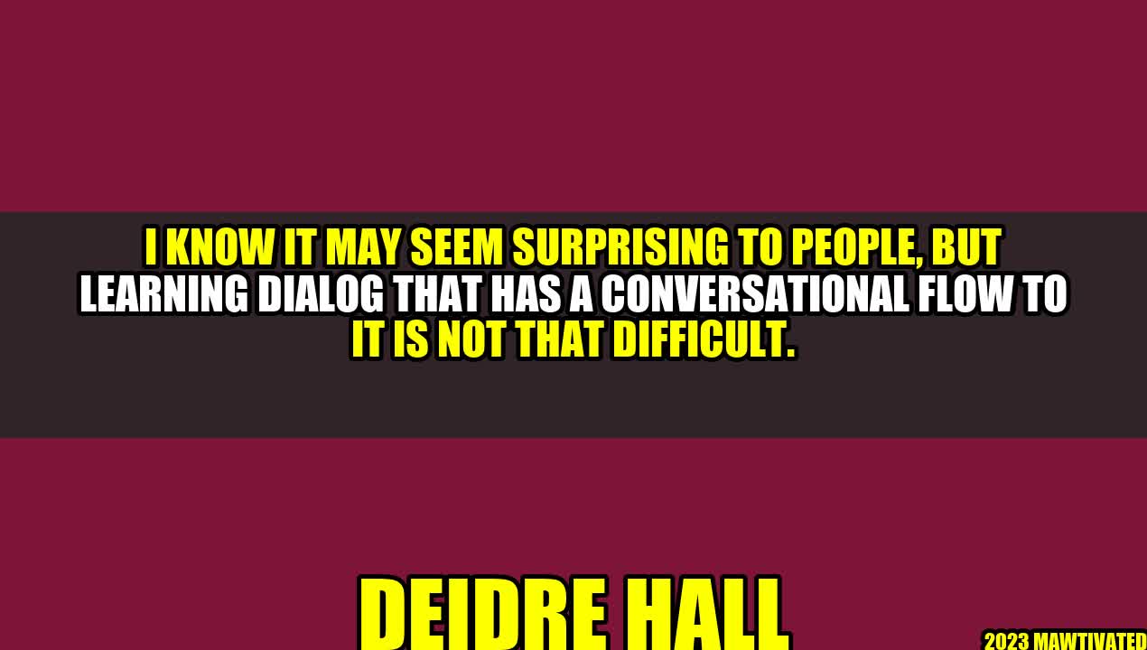 Conversational Dialog: Not as Difficult as You Think
