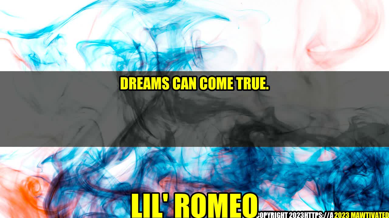 Dreams Can Come True: Lil’ Romeo’s Inspiring Story