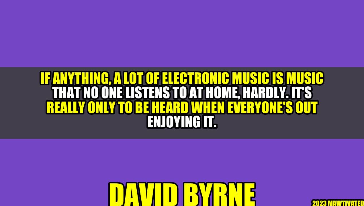 Electronic Music: More Than Just a Hidden Gem