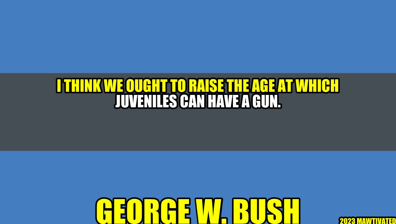 Raising the Age for Juvenile Gun Ownership