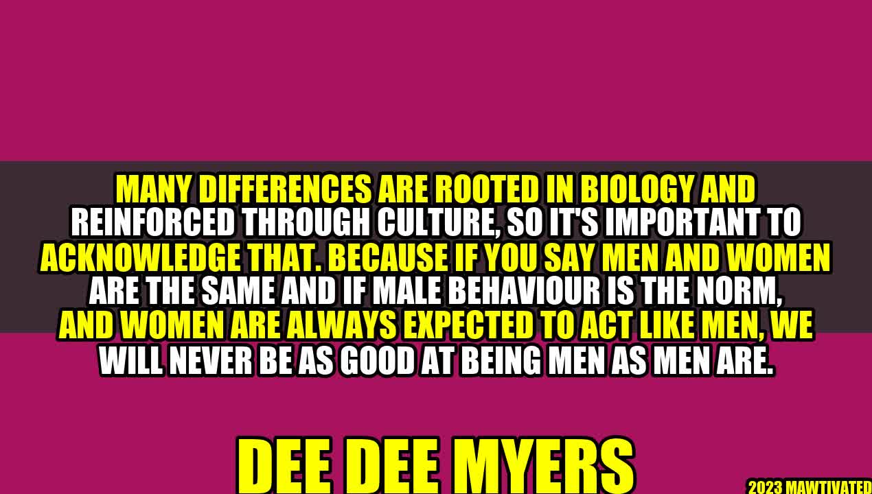 The Importance of Acknowledging Differences Between Men and Women